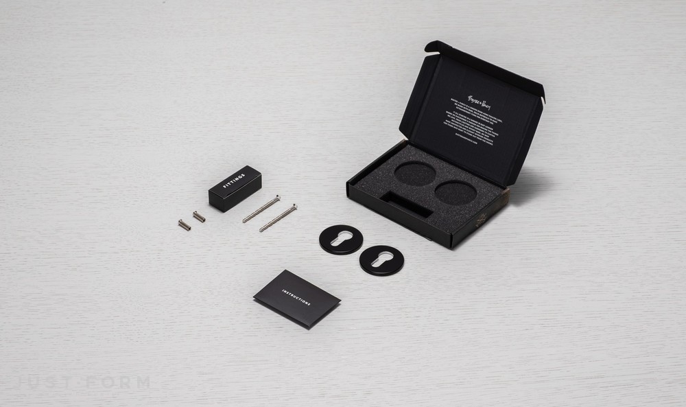 Броненакладка Euro Cylinder Key Escutcheon / Black фабрика Buster + Punch фотография № 2