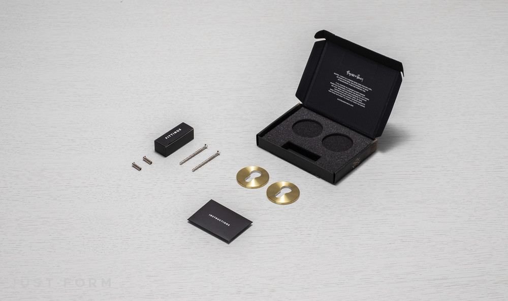 Броненакладка Euro Cylinder Key Escutcheon / Brass фабрика Buster + Punch фотография № 2