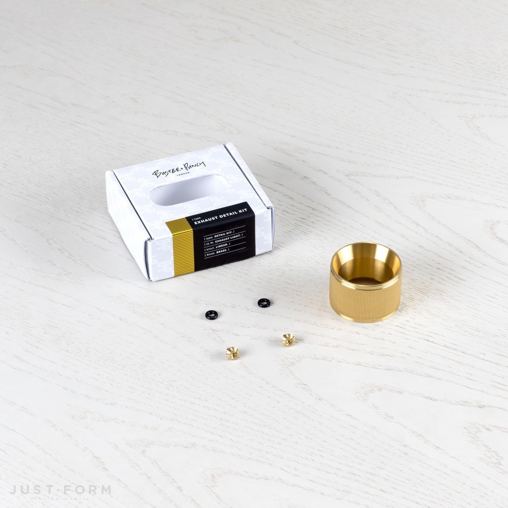 Точечный светильник Exhaust Surface / Graphite / Brass фабрика Buster + Punch фотография № 6