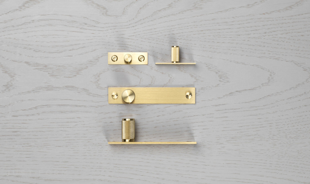 Ручка для мебели Furniture Knob / Plate / Linear / Steel фабрика Buster + Punch фотография № 4