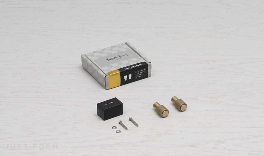 Ручка для мебели Furniture Knob / Cast / Welders Black фабрика Buster + Punch фотография № 4