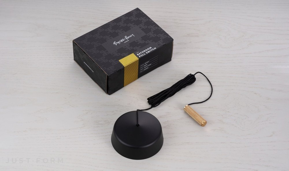 Подвесной выключатель Bathroom Pull Switch / Cross / Steel фабрика Buster + Punch фотография № 3