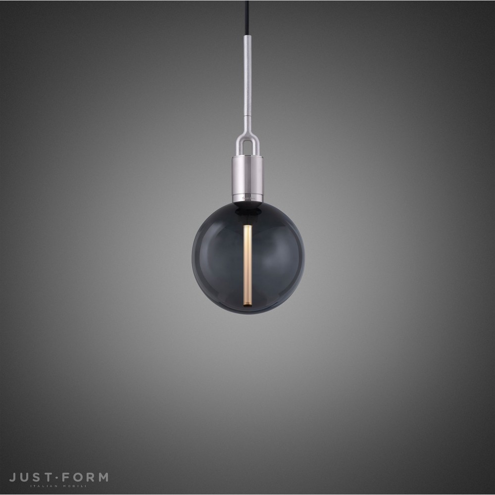 Подвесной светильник Forked Pendant / Globe / Smoked / Medium / Steel фабрика Buster + Punch фотография № 1