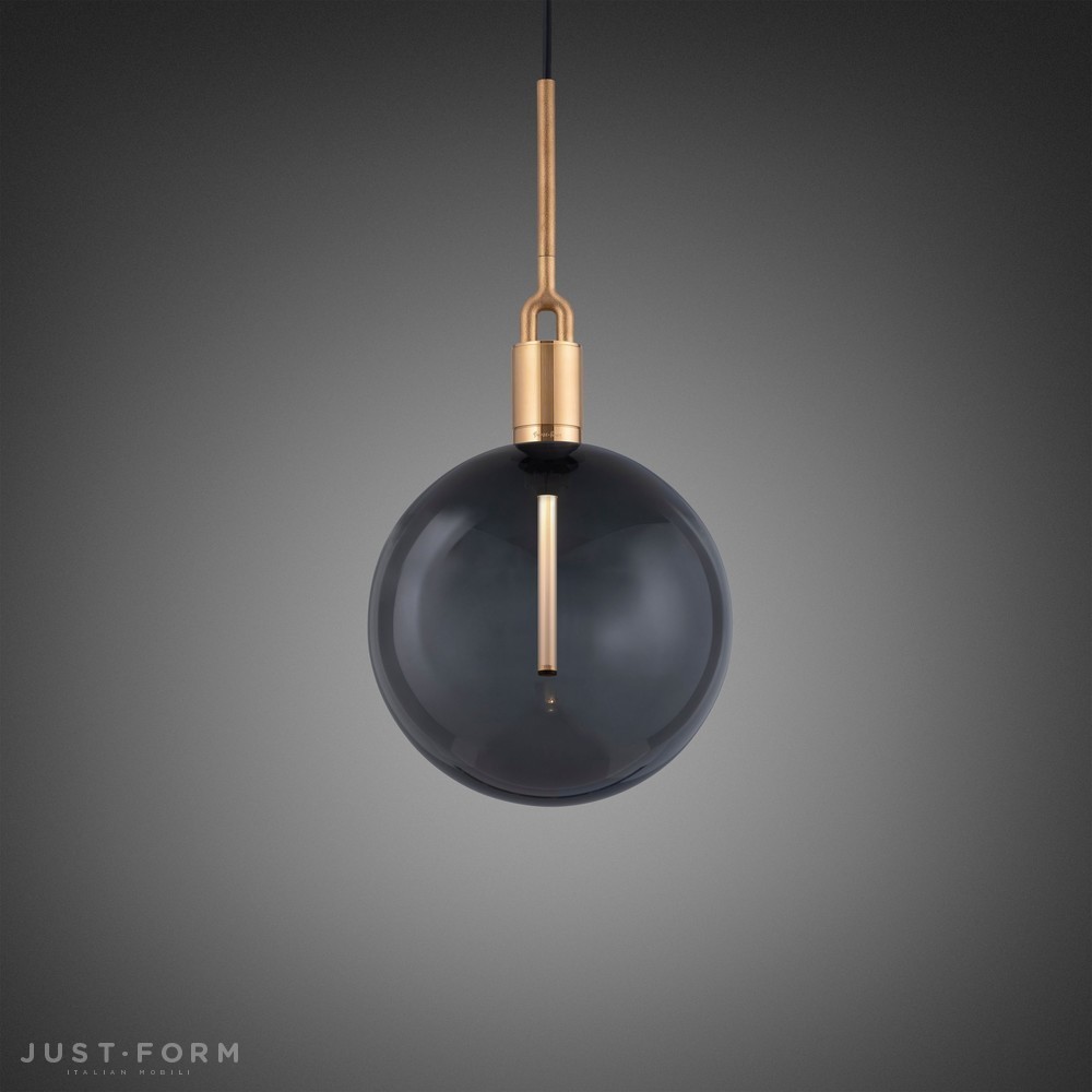 Подвесной светильник  Forked Pendant / Globe / Smoked / Large / Brass фабрика Buster + Punch фотография № 1