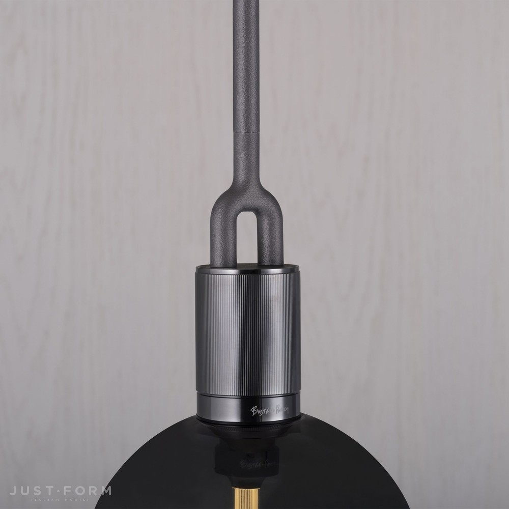 Подвесной светильник Forked Pendant / Globe / Smoked / Large / Gun Metal фабрика Buster + Punch фотография № 2