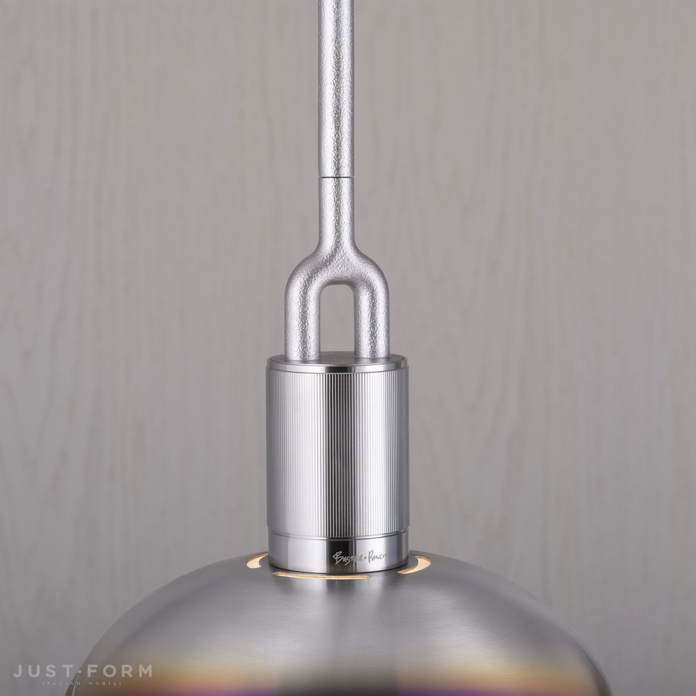 Подвесной светильник Forked Pendant / Shade / Large / Burnt Steel фабрика Buster + Punch фотография № 2