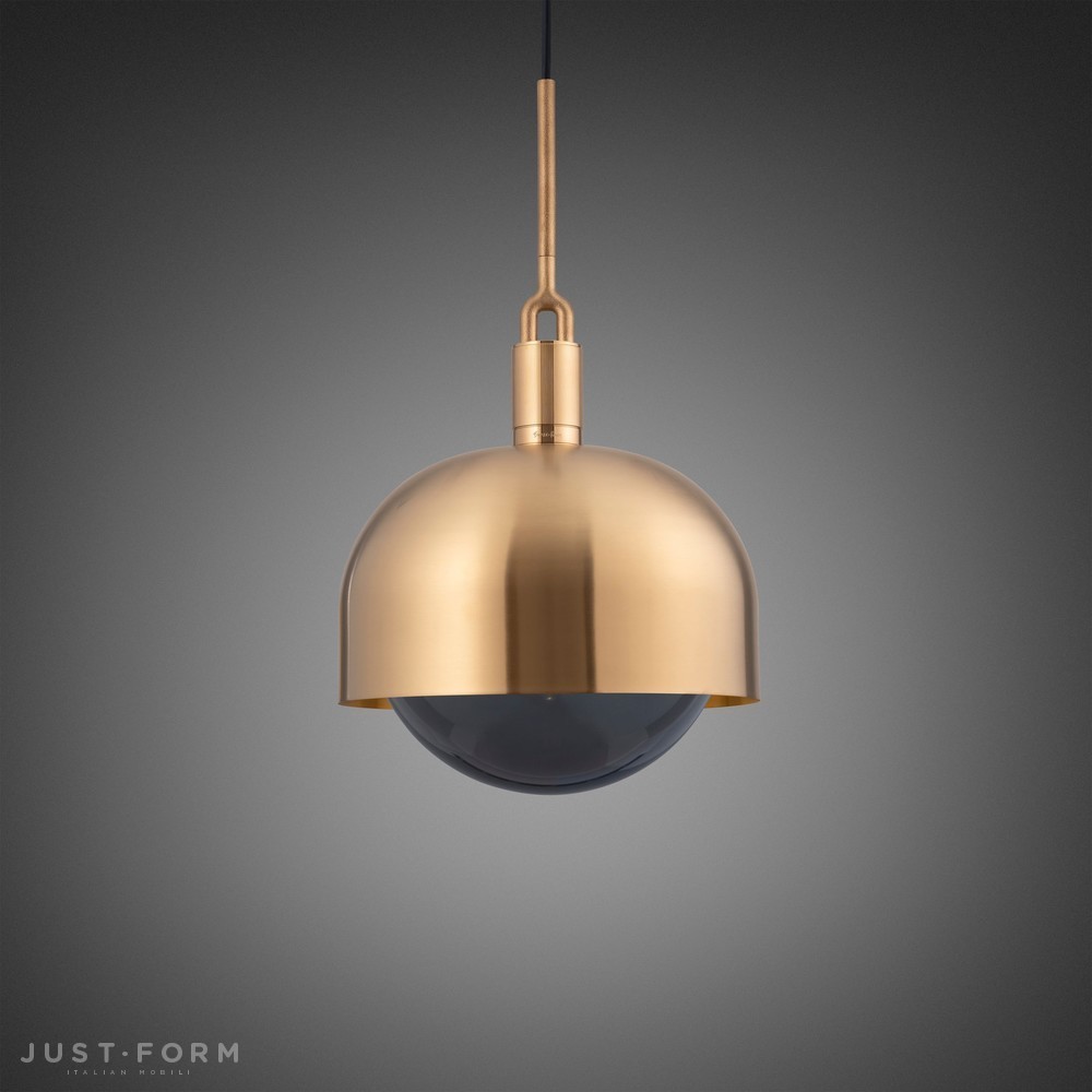 Подвесной светильник Forked Pendant / Shade / Globe / Smoked / Large / Brass фабрика Buster + Punch фотография № 1
