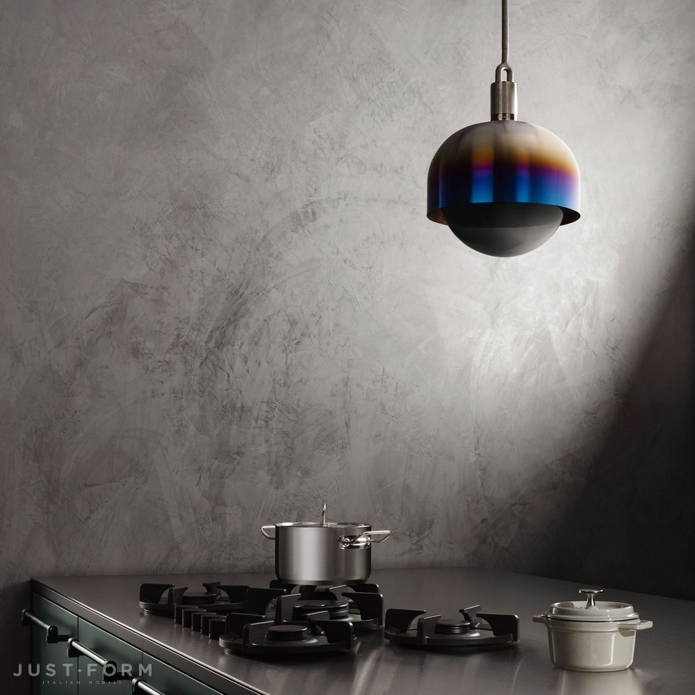 Подвесной светильник Forked Pendant / Shade / Globe / Smoked / Large / Burnt Steel фабрика Buster + Punch фотография № 3