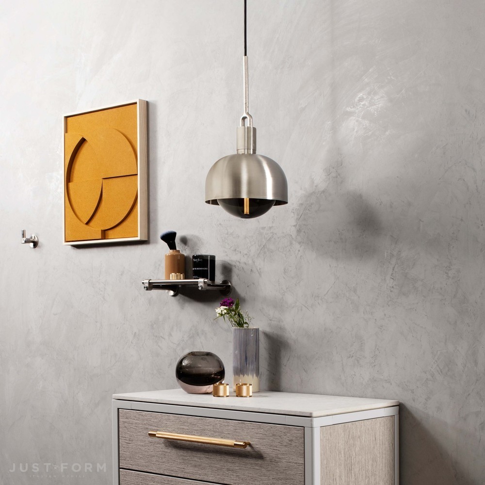 Подвесной светильник Forked Pendant / Shade / Globe / Smoked / Medium / Steel фабрика Buster + Punch фотография № 4
