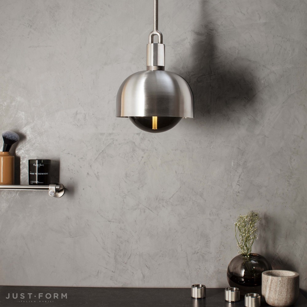 Подвесной светильник Forked Pendant / Shade / Globe / Smoked / Medium / Steel фабрика Buster + Punch фотография № 3