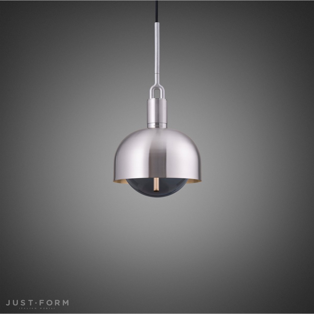 Подвесной светильник Forked Pendant / Shade / Globe / Smoked / Medium / Steel фабрика Buster + Punch фотография № 1