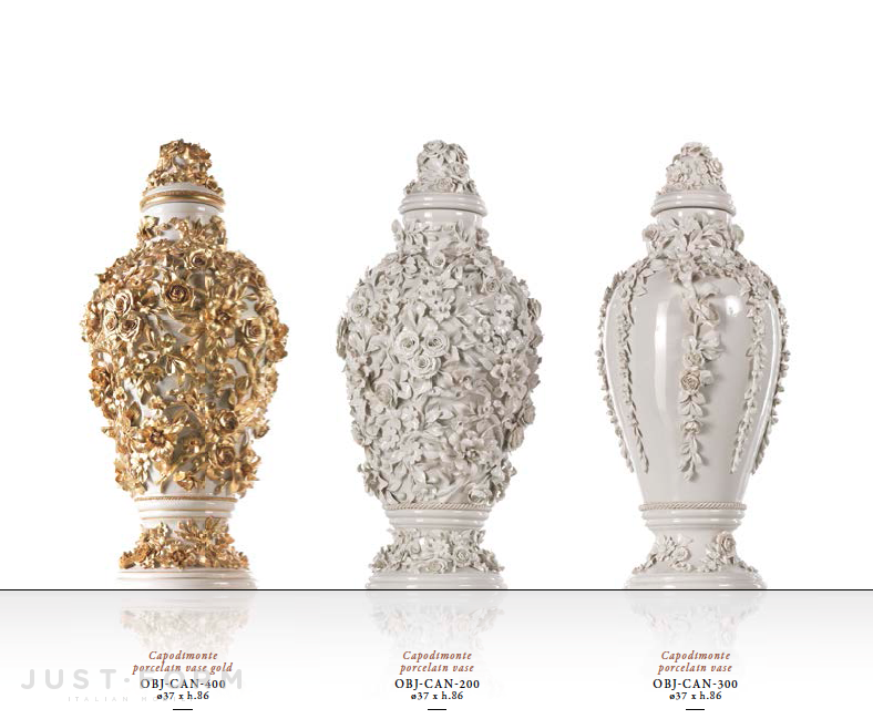 Фарфоровая ваза Capodimonte фабрика Jumbo Collection фотография № 1