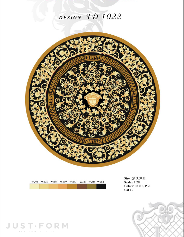 Круглый ковер Design TD 1022 фабрика Jumbo Collection фотография № 1