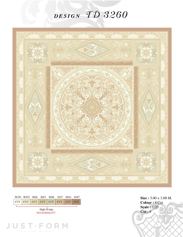 Квадратный ковер Design TD 3260 фабрика Jumbo Collection фотография № 1