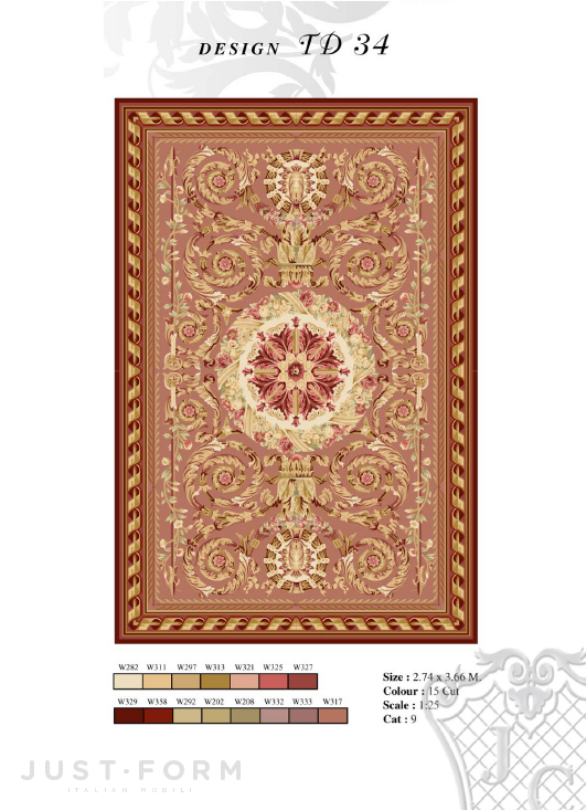 Прямоугольный ковер Design TD 34 фабрика Jumbo Collection фотография № 1