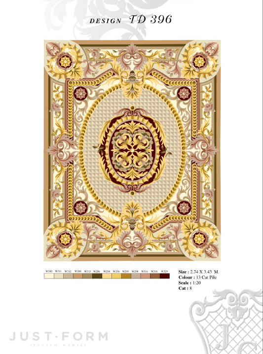 Прямоугольный ковер Design TD 396  фабрика Jumbo Collection фотография № 1