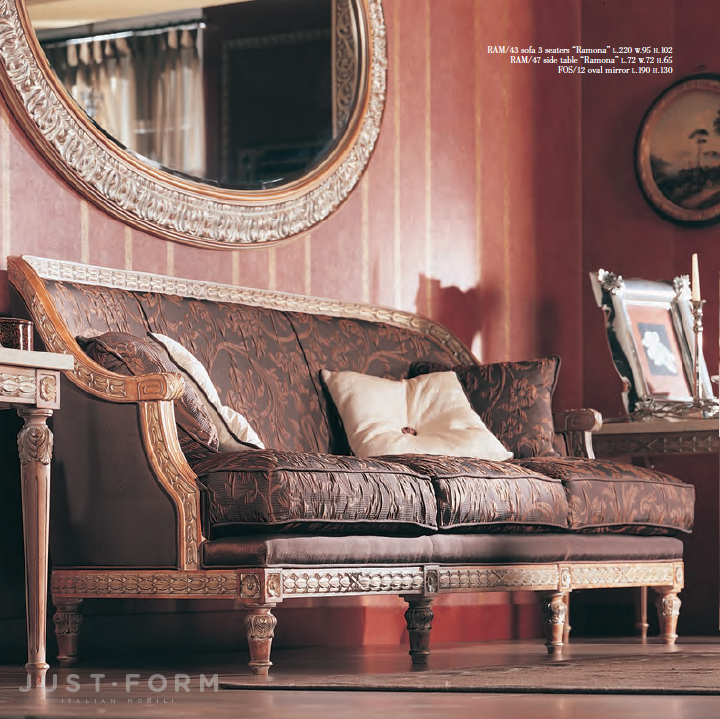 Овальное зеркало Four Seasons Dark фабрика Jumbo Collection фотография № 4