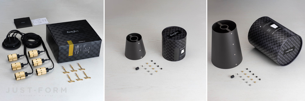 Подвесной светильник Hooked 6.0 Mix / Graphite / Brass фабрика Buster + Punch фотография № 14