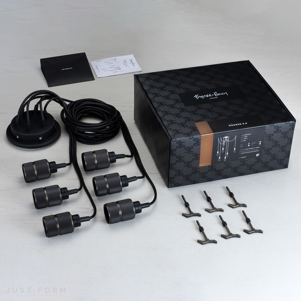Подвесной светильник Hooked 6.0 Nude / Smoked Bronze фабрика Buster + Punch фотография № 19