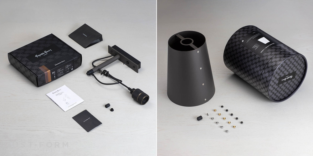 Бра Hooked Wall / Large / Graphite / Smoked Bronze фабрика Buster + Punch фотография № 10