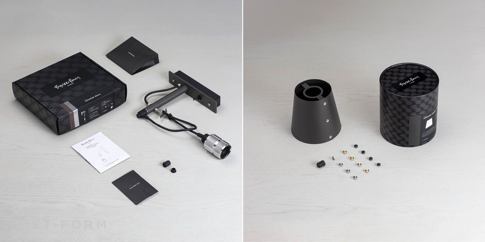 Бра Hooked Wall / Small / Graphite / Steel фабрика Buster + Punch фотография № 12