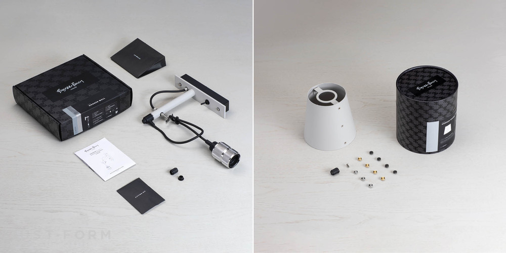 Бра Hooked Wall / Small / Stone / Steel фабрика Buster + Punch фотография № 12