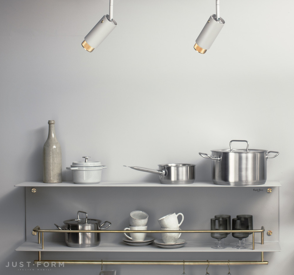 Полка с крючками Shelf / Hanger / Black / Steel фабрика Buster + Punch фотография № 14
