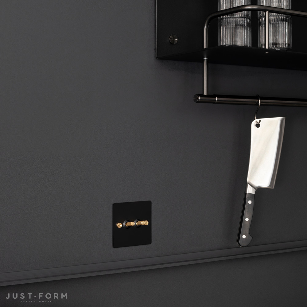 Полка с крючками Shelf / Hanger / Black / Steel фабрика Buster + Punch фотография № 6