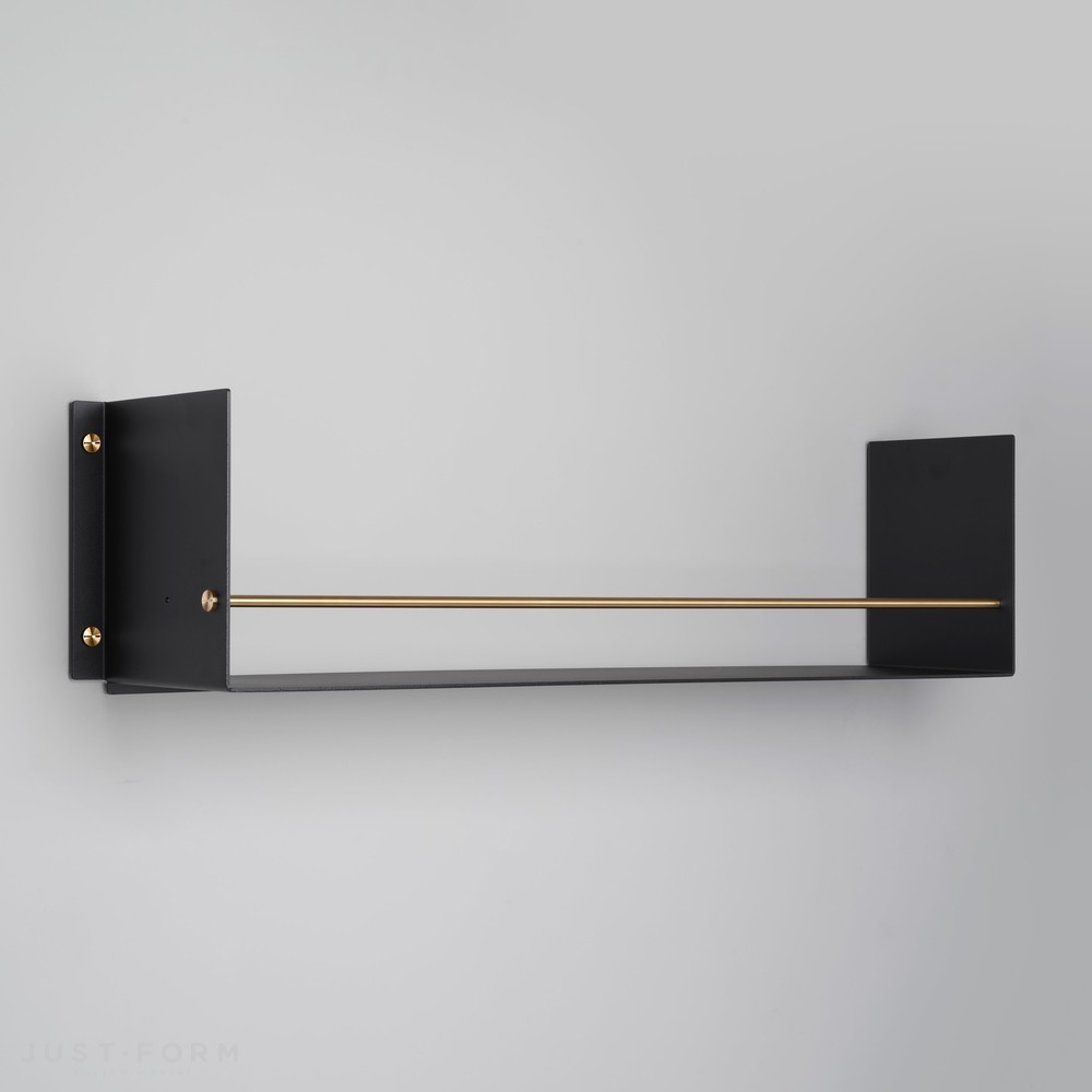 Полка Shelf / Girder / Black / Brass фабрика Buster + Punch фотография № 1