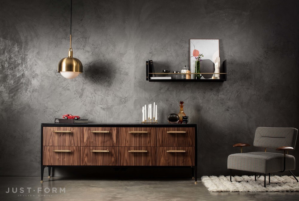 Полка Shelf / Girder / Black / Brass фабрика Buster + Punch фотография № 5