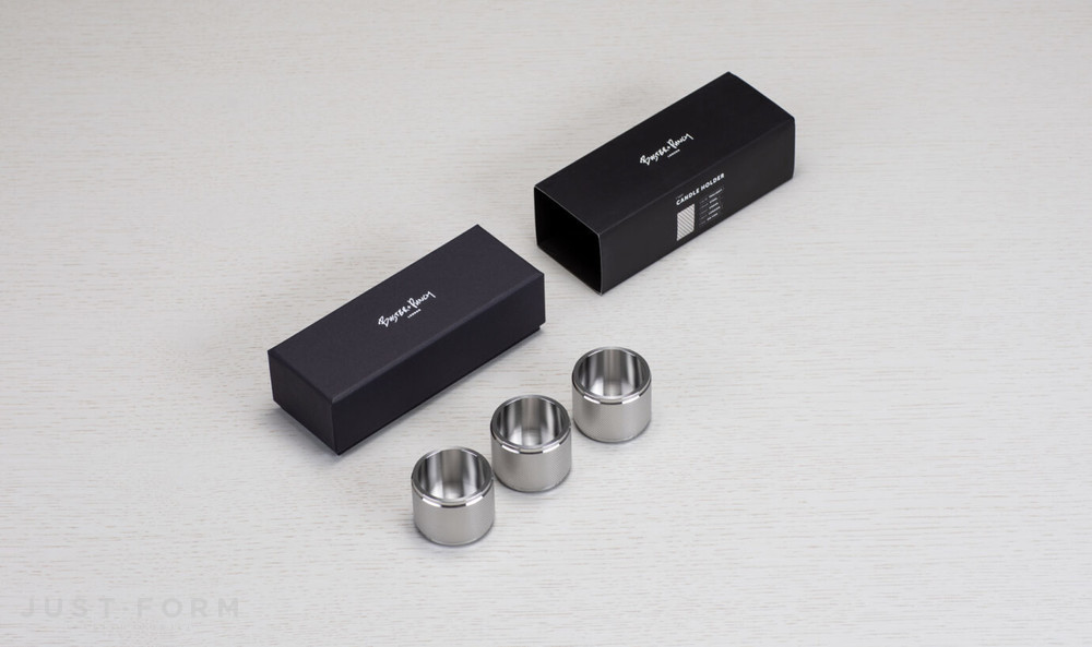 Набор подсвечников Tealight Candle Holder / Steel / Set of 3 фабрика Buster + Punch фотография № 4