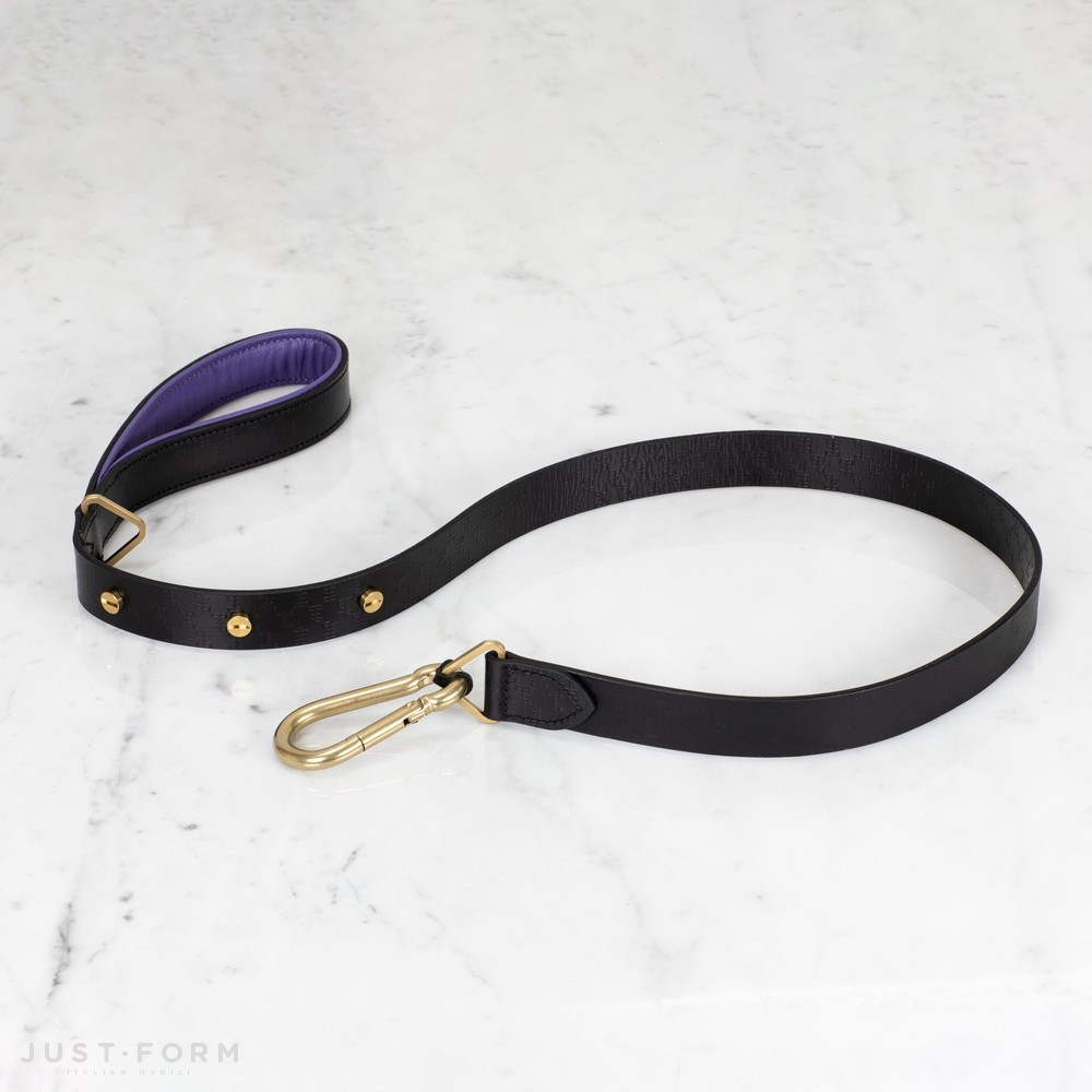 Поводок для собаки Dog Lead / Black / Purple / Brass фабрика Buster + Punch фотография № 1