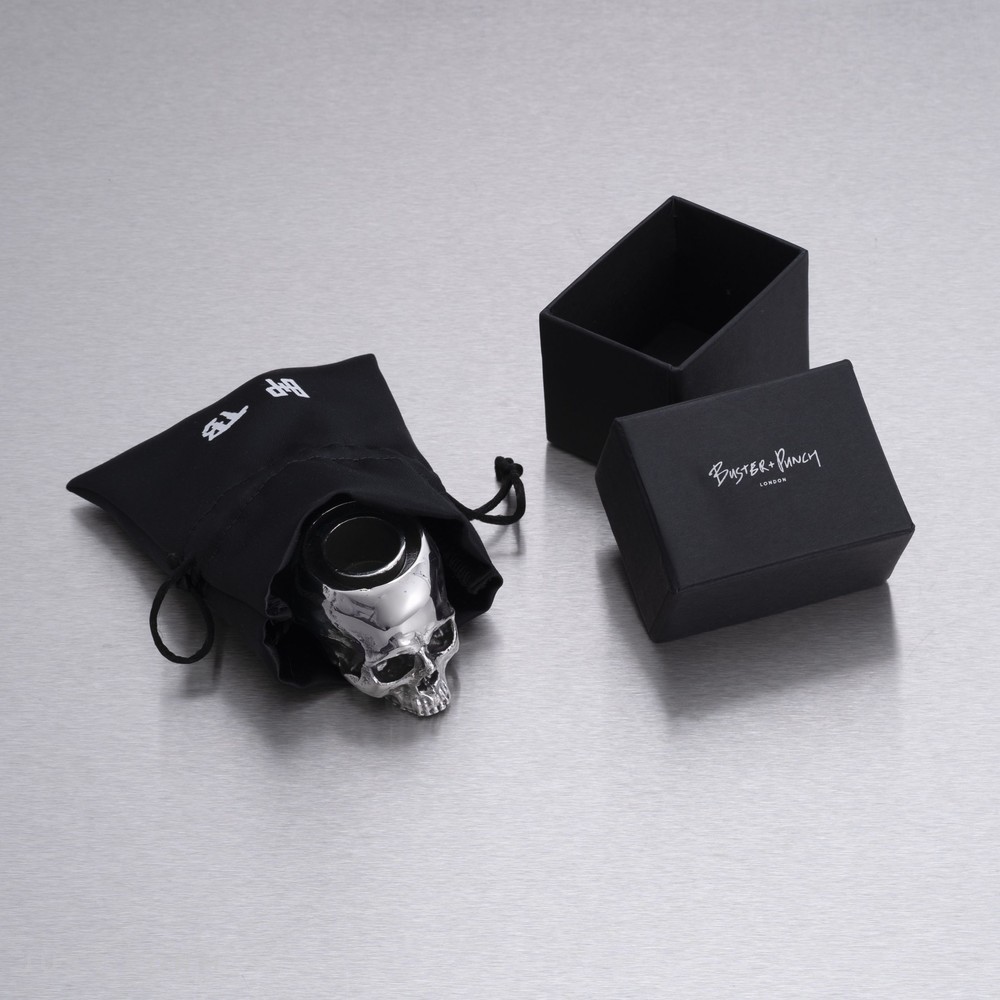 Подсвечник Skull Candle Holder / Travis Barker / Steel фабрика Buster + Punch фотография № 5