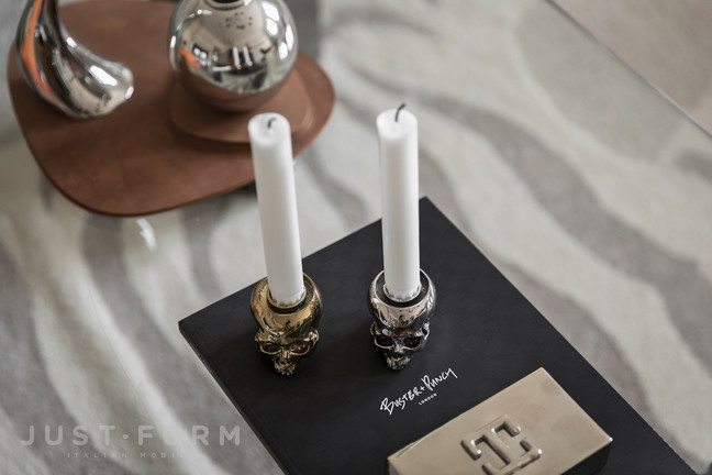 Подсвечник Skull Candle Holder / Travis Barker / Steel фабрика Buster + Punch фотография № 10