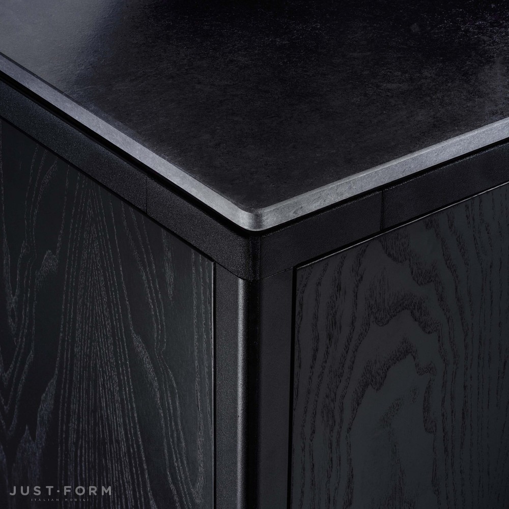 Тумба Cabinet / Small / Black Ash / Cross / Steel фабрика Buster + Punch фотография № 2