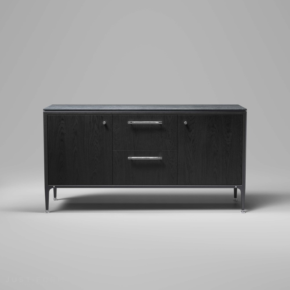 Тумба Cabinet / Medium / Black Ash / Cross / Steel фабрика Buster + Punch фотография № 1