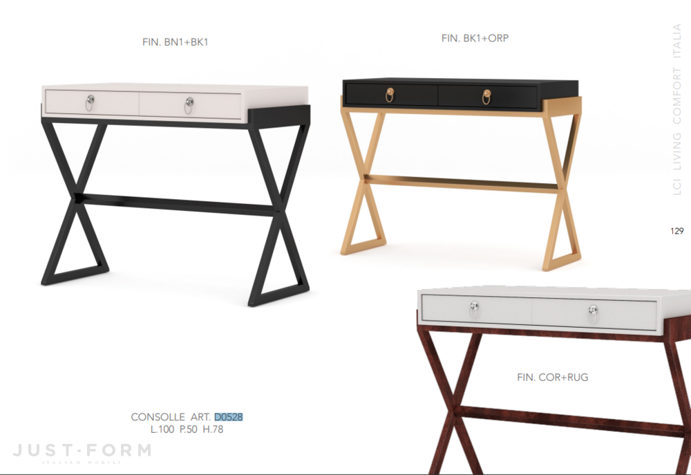 Письменный стол D0528  фабрика LCI Decora Italia фотография № 2