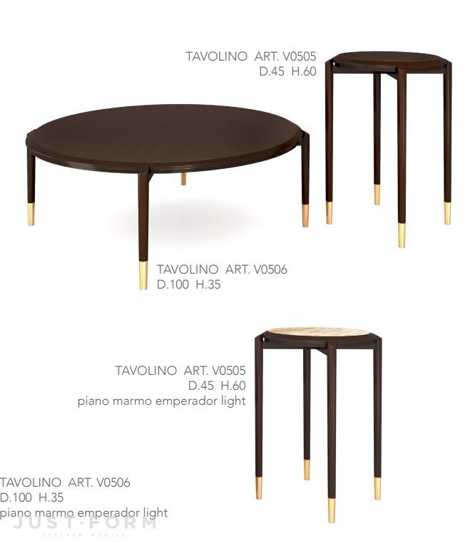 Кофейный столик   V0505 фабрика LCI Decora Italia фотография № 3