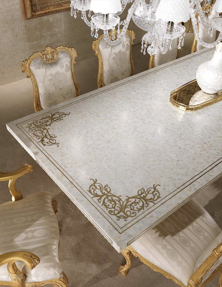 Прямоугольный обеденный стол Villa Serbelloni фабрика Jumbo Collection фотография № 1