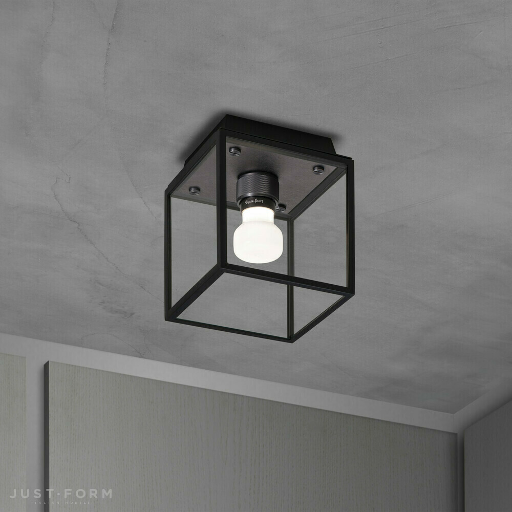 ​Уличный светильник Caged Wet / Ceiling / Small / Gun Metal фабрика Buster + Punch фотография № 1