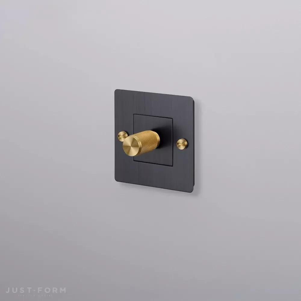 Одинарный диммер 1G Dimmer / 250W LED / Cross / Smoked Bronze фабрика Buster + Punch фотография № 4