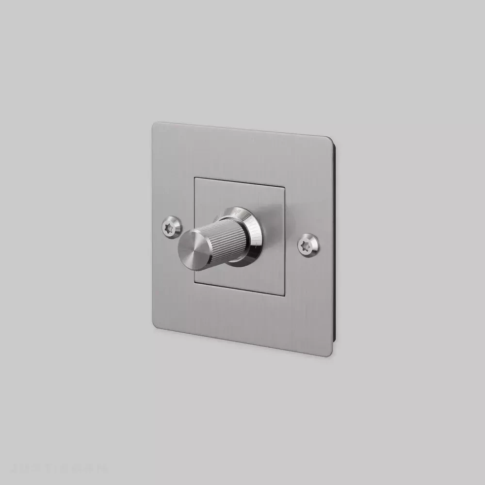 Одинарный диммер 1G Dimmer / 250W LED / Linear / Steel фабрика Buster + Punch фотография № 1