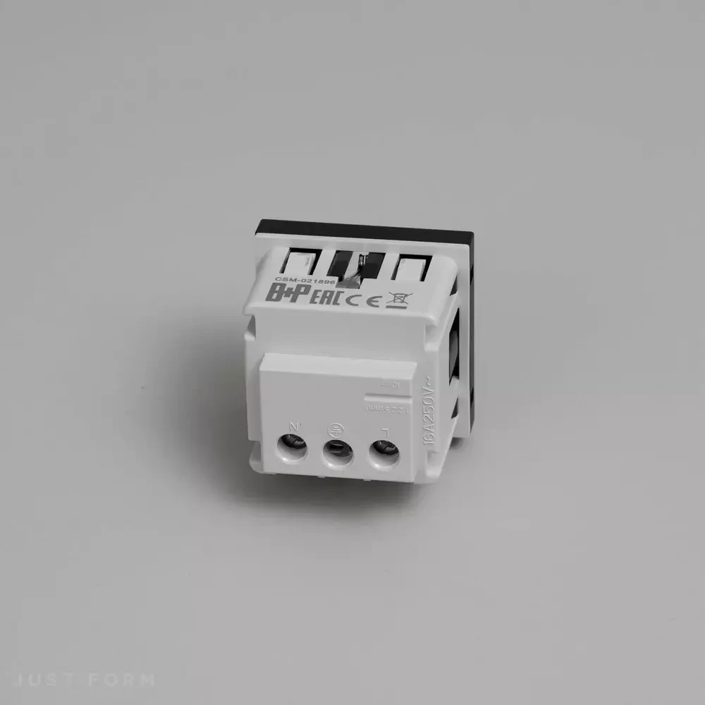 Механизм розетки Schuko Socket Module / Type F / 45 mm  фабрика Buster + Punch фотография № 2