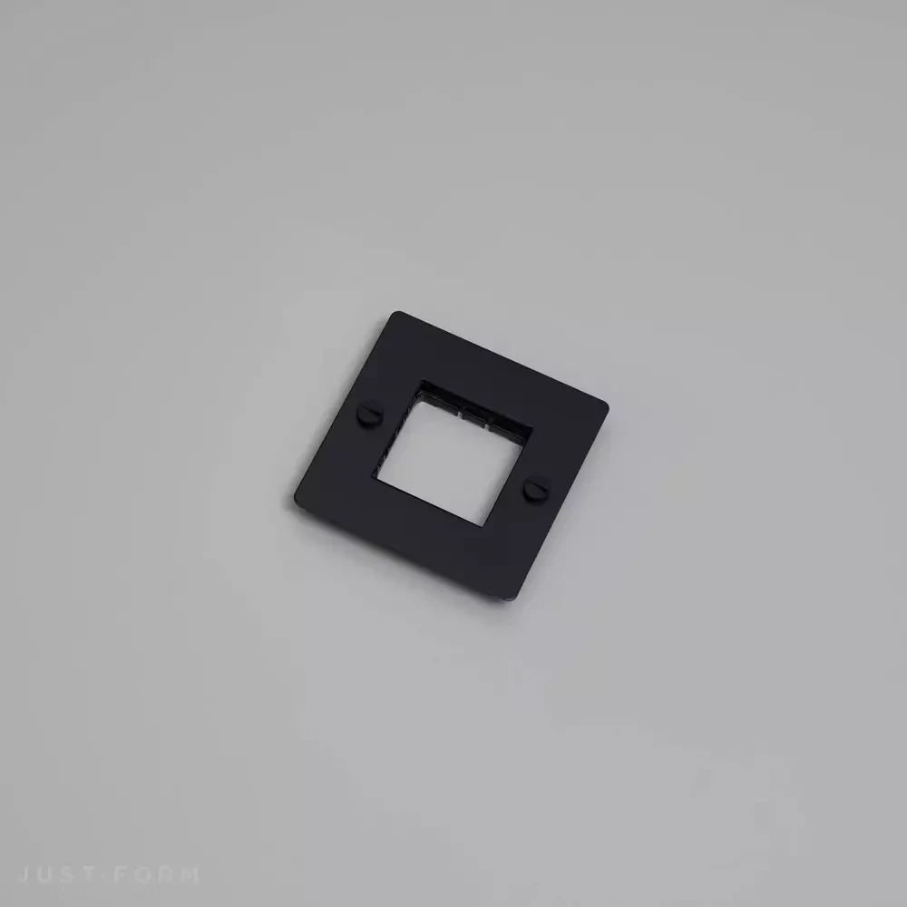 Рамка однопостовая 1G Wall Plate / Horizontal / No Infills / Black фабрика Buster + Punch фотография № 2
