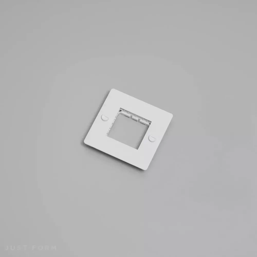 ​Однопостовая рамка 1G Wall Plate / Horizontal / No Infills / White фабрика Buster + Punch фотография № 2
