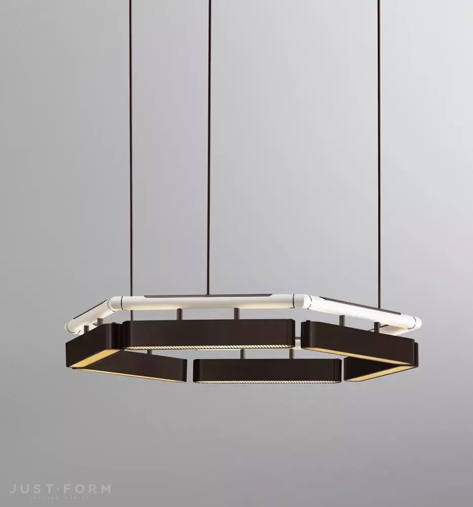 Люстра Colt Hexagon Chandelier фабрика Bert Frank фотография № 17