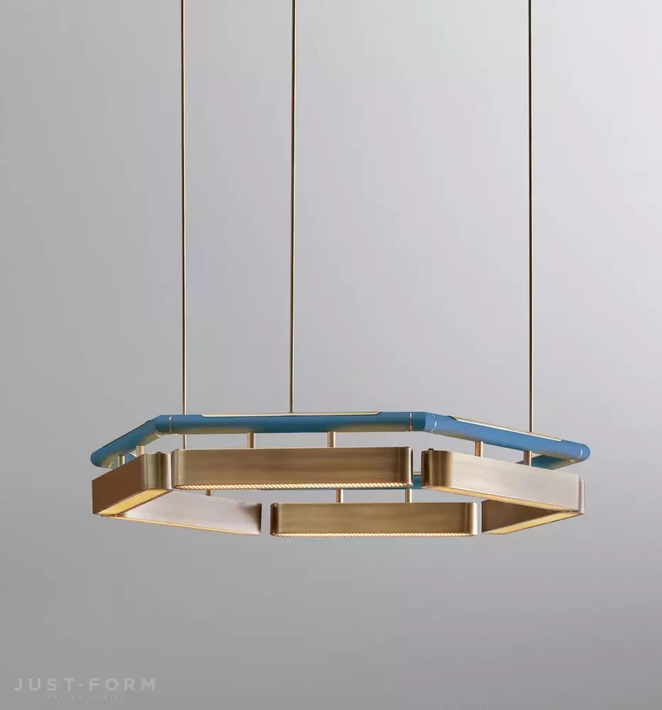 Люстра Colt Hexagon Chandelier фабрика Bert Frank фотография № 15