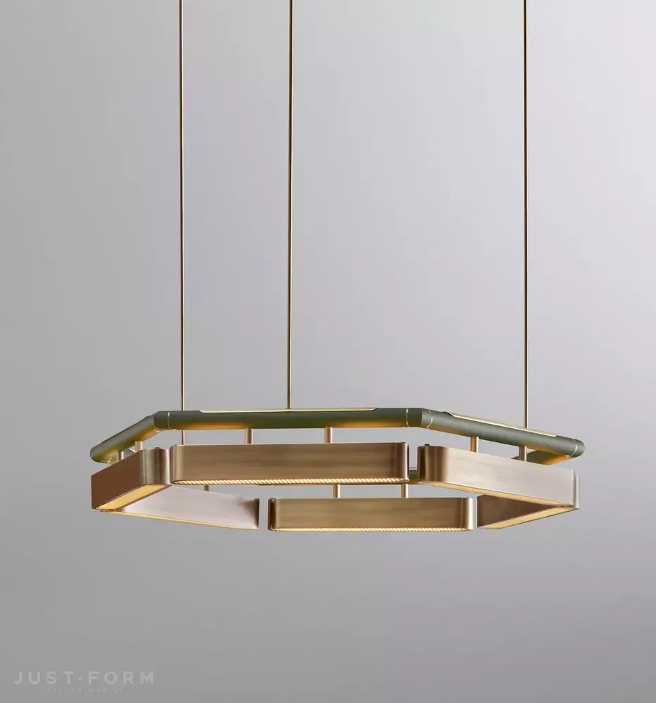 Люстра Colt Hexagon Chandelier фабрика Bert Frank фотография № 14