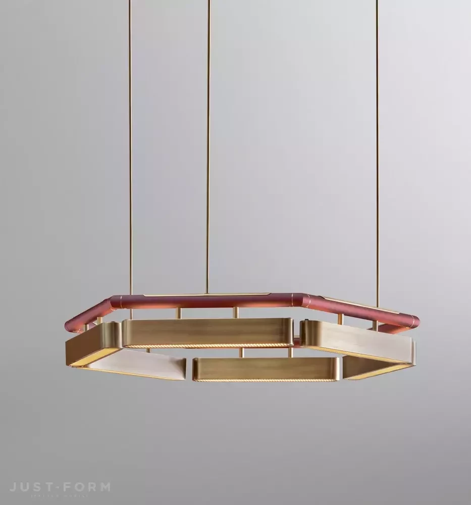 Люстра Colt Hexagon Chandelier фабрика Bert Frank фотография № 13