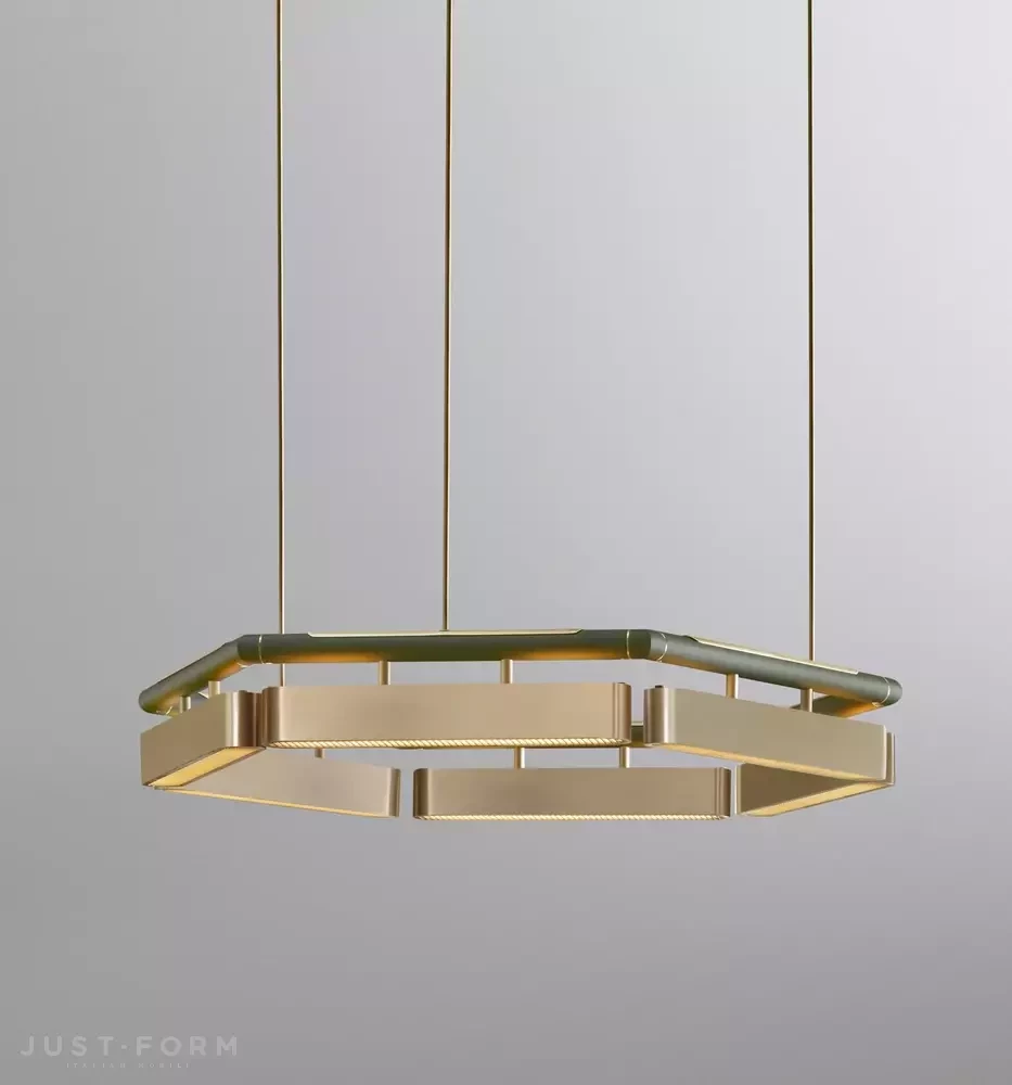 Люстра Colt Hexagon Chandelier фабрика Bert Frank фотография № 8